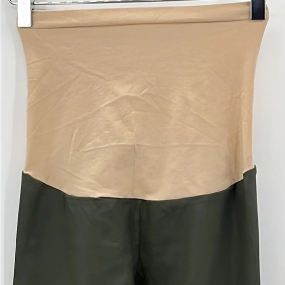 David Lerner New York Maternity Leggings in Olive - NEW - Size Small - Picture 3 of 10